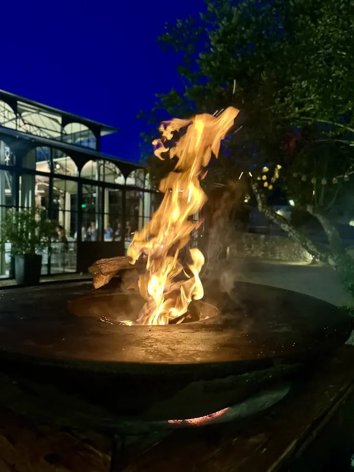 Cuisson au brasero Au Comptoir de l'Épicurien
