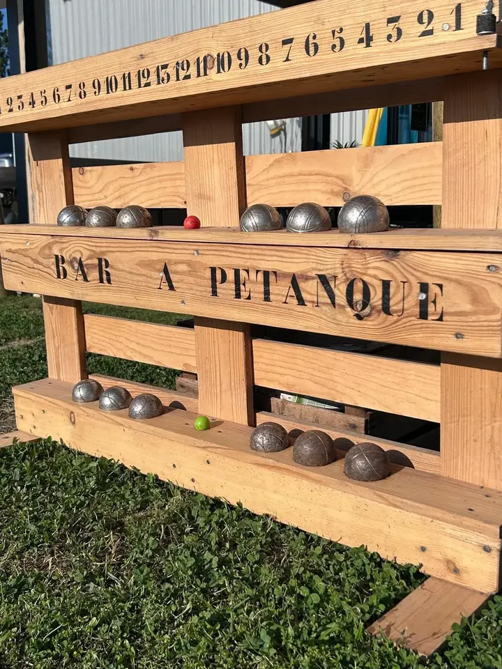 Ambiance petanque Au Comptoir de l'Épicurien